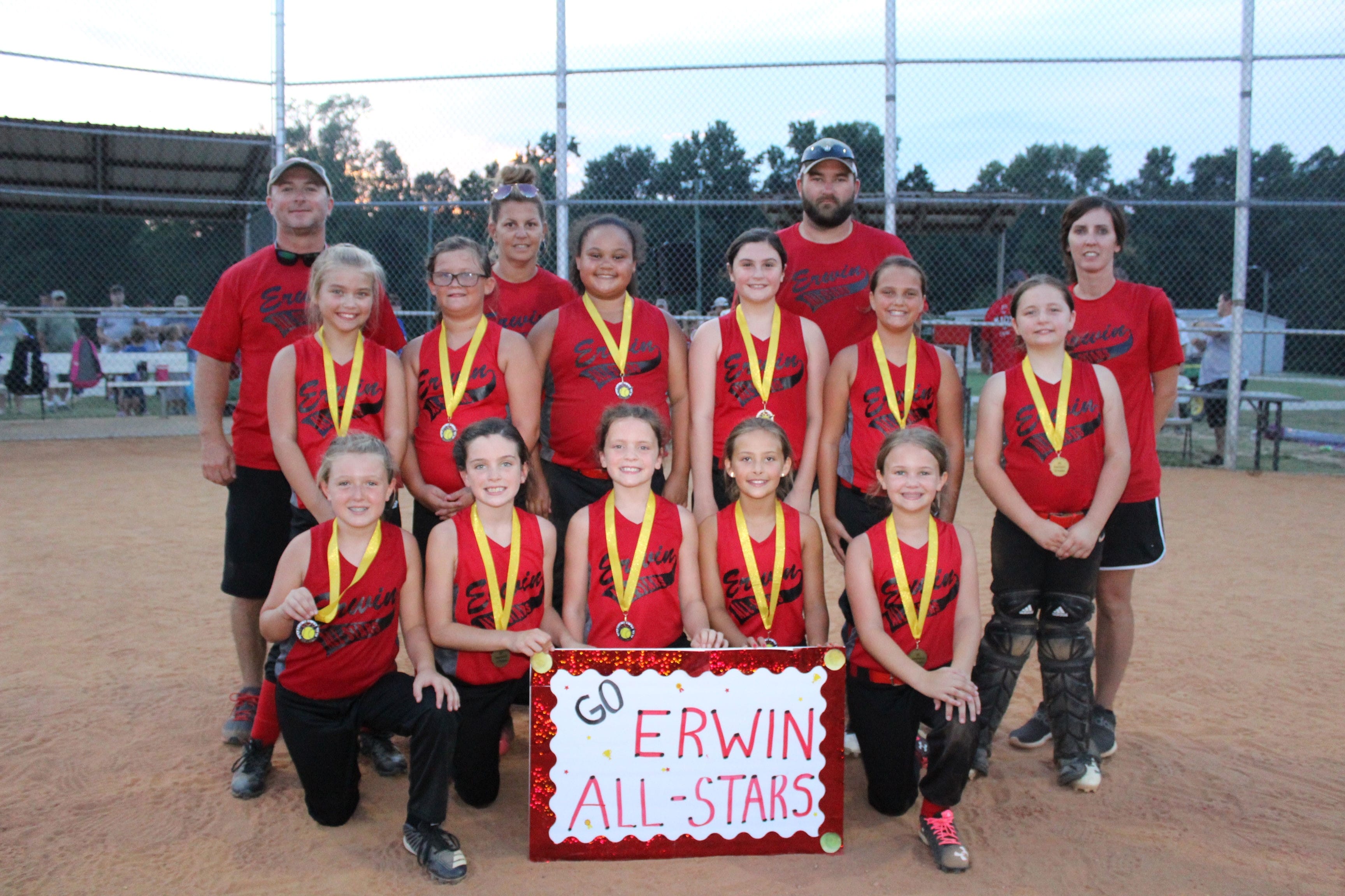 Erwin takes 10-U, Western wins 12-U in Tar Heel district softball