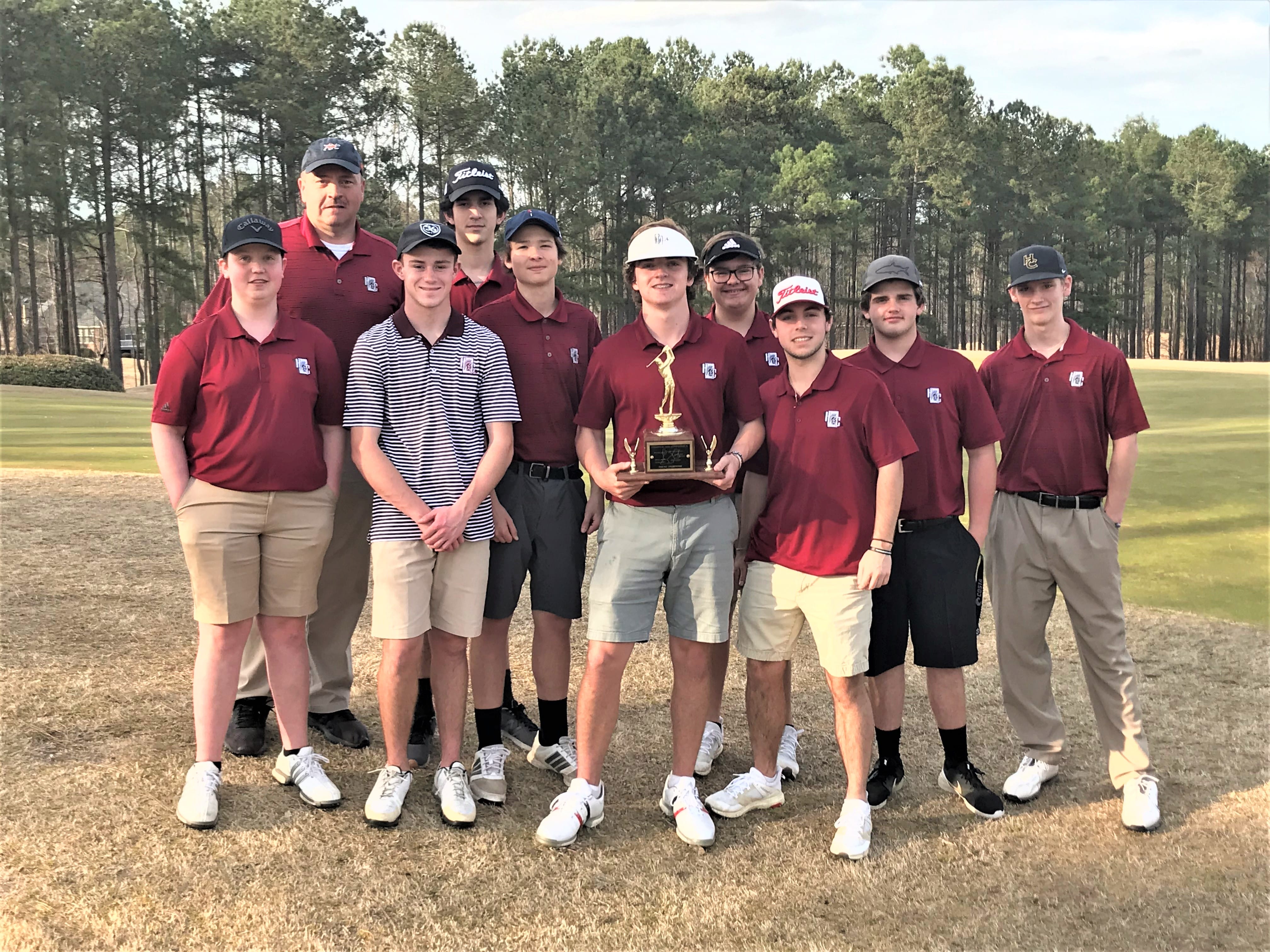 Harnett Central captures county golf at Anderson Creek