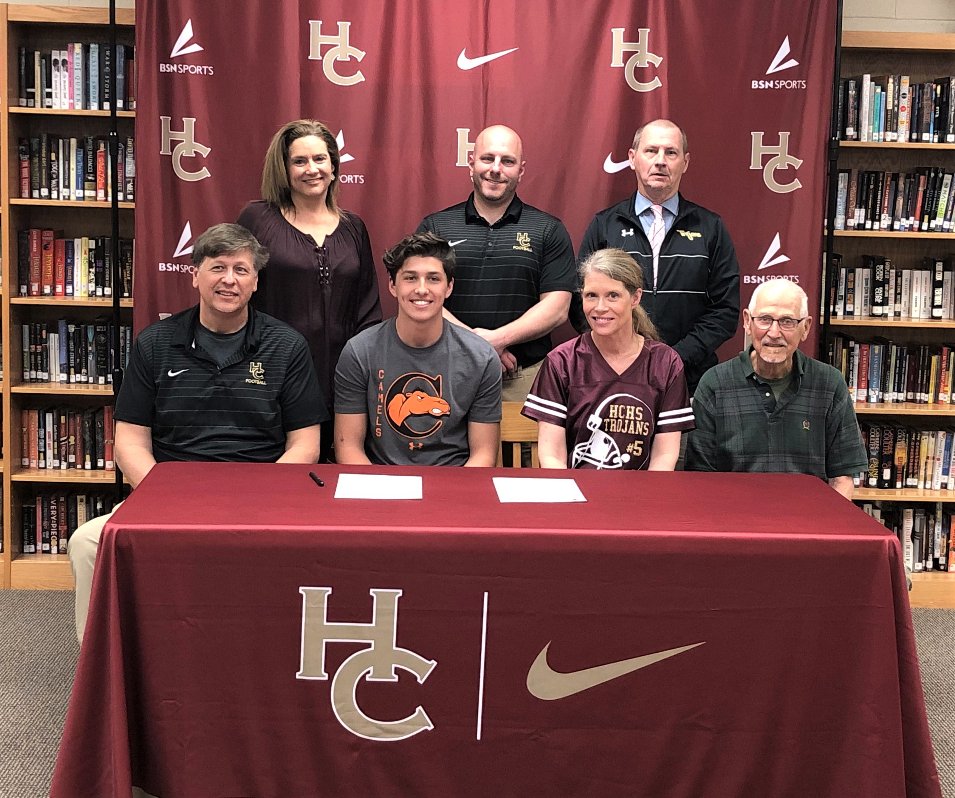 Hayden Smith signs to join Campbell football