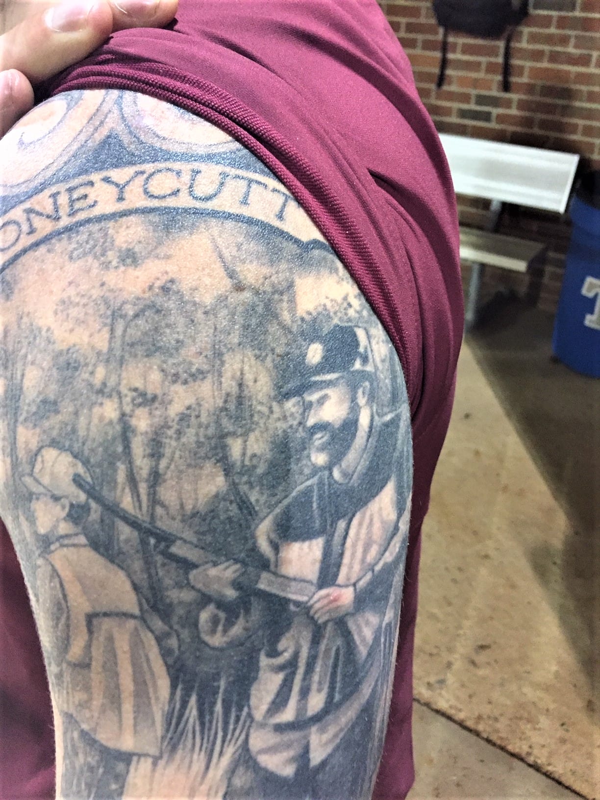 Honeycutt honors father’s memory with skin art