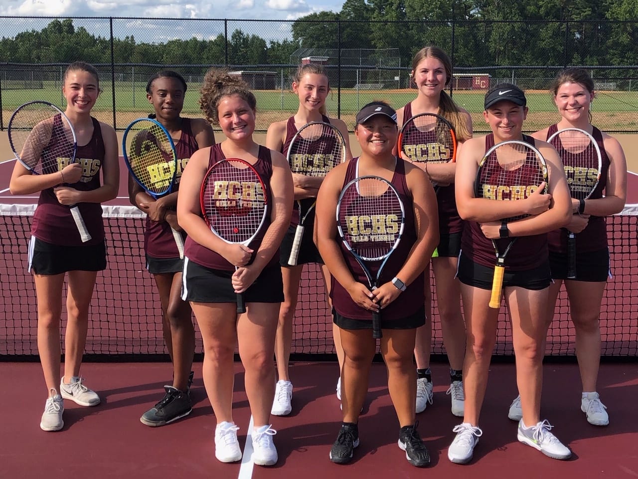 HC girls tennis beats South Johnston