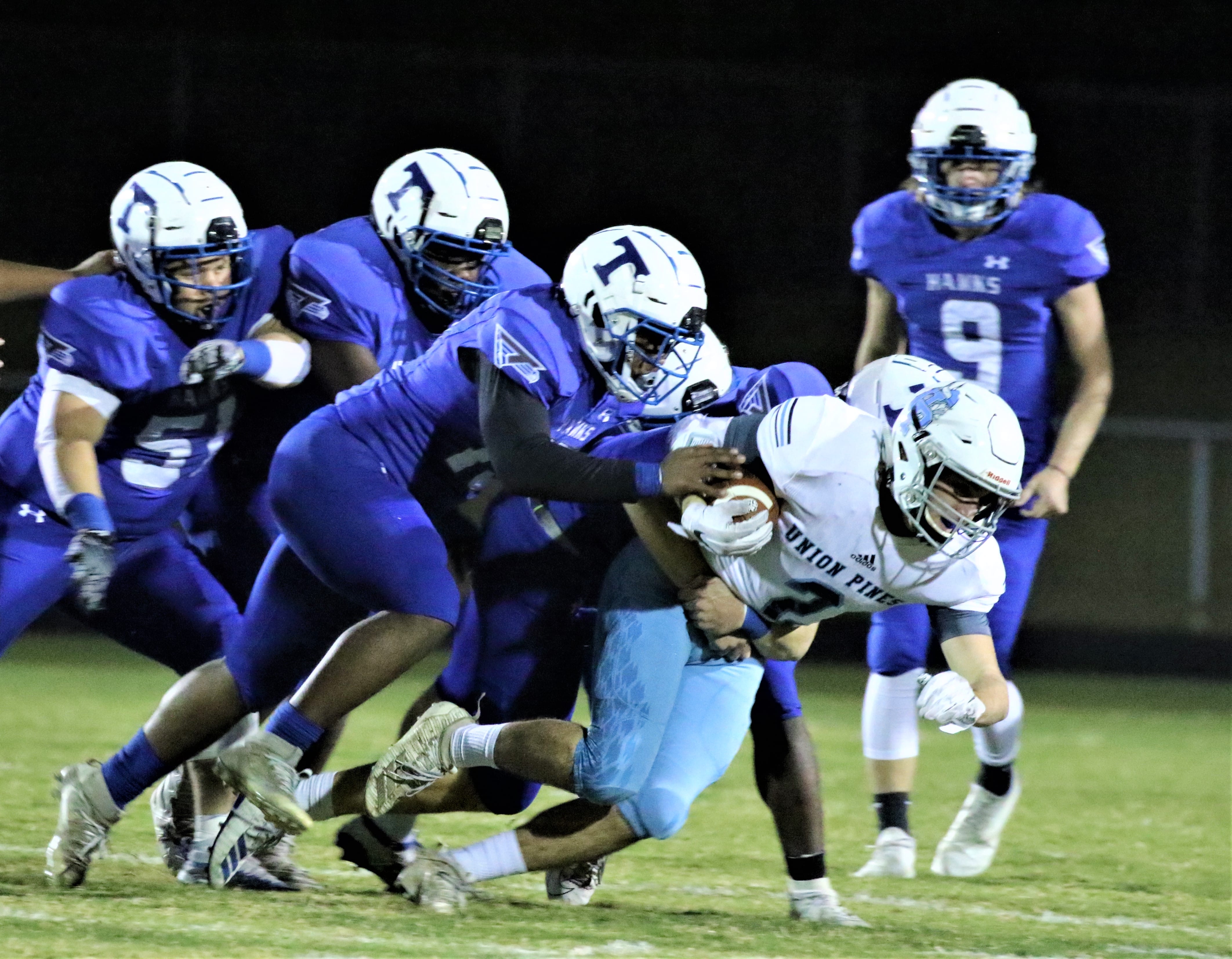 Union Pines rallies past Hawks
