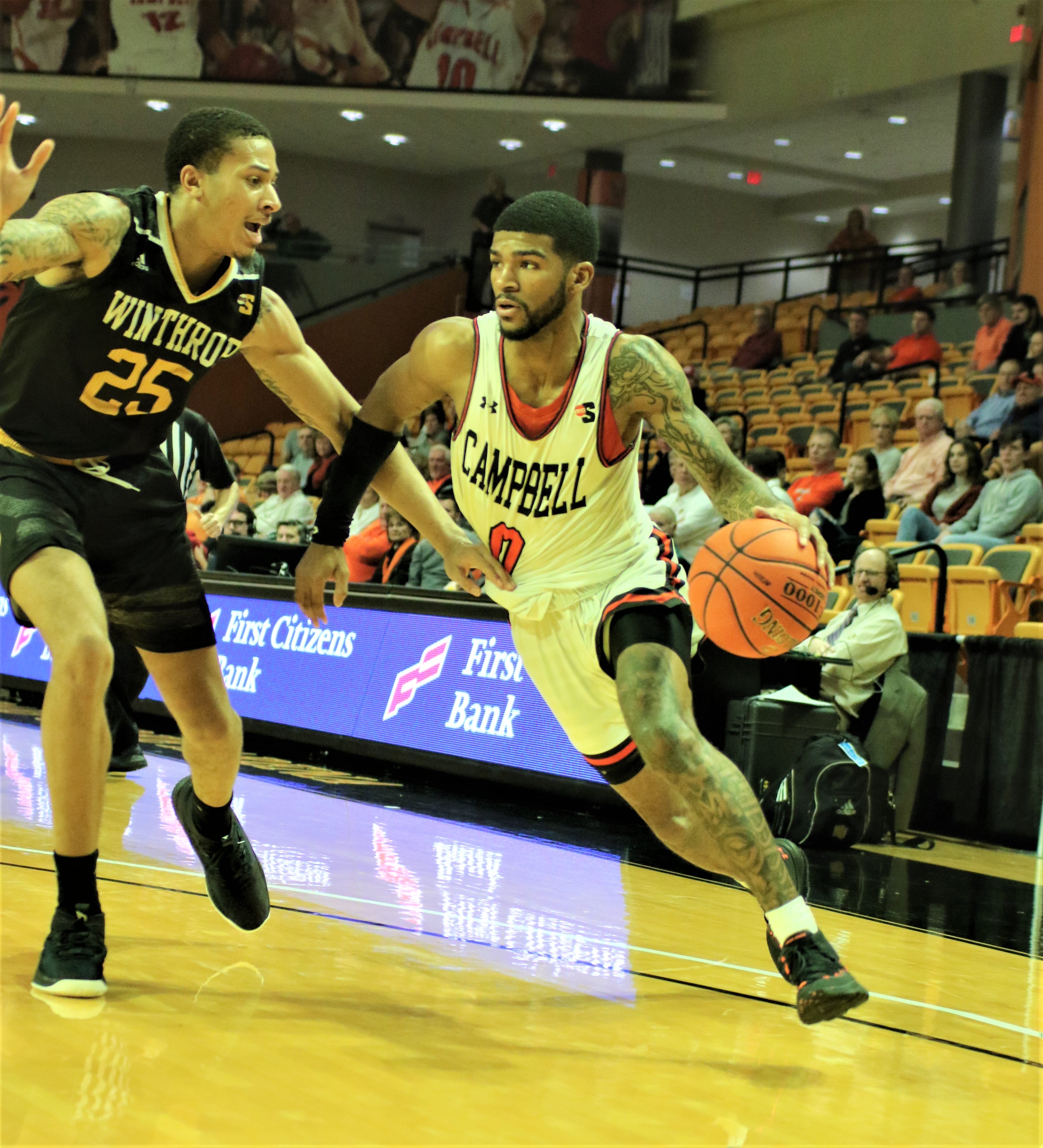 Winthrop pulls away to Big South men’s hoops win over Camels
