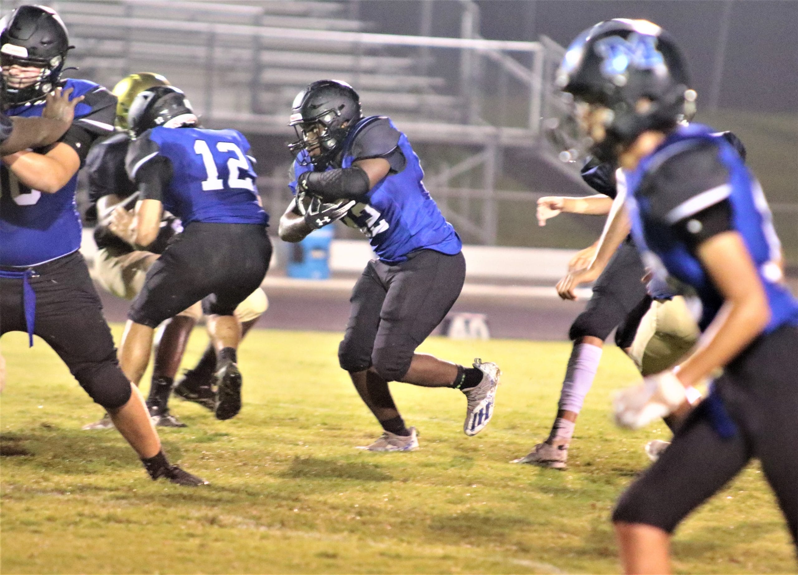 Raiders get in scrimmage action in Harnett Jamboree at Triton