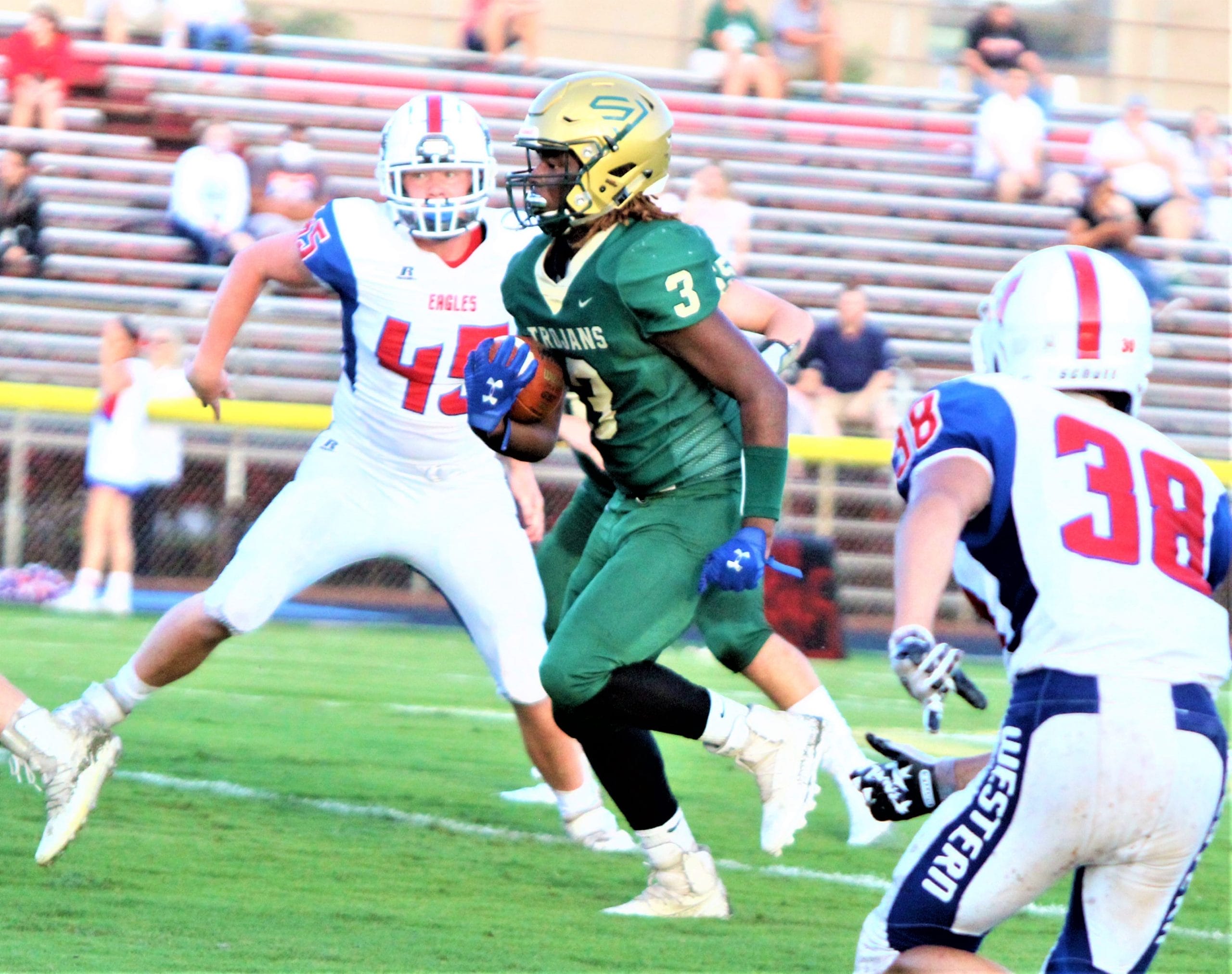 South takes season-opening win at Western Harnett, 41-6