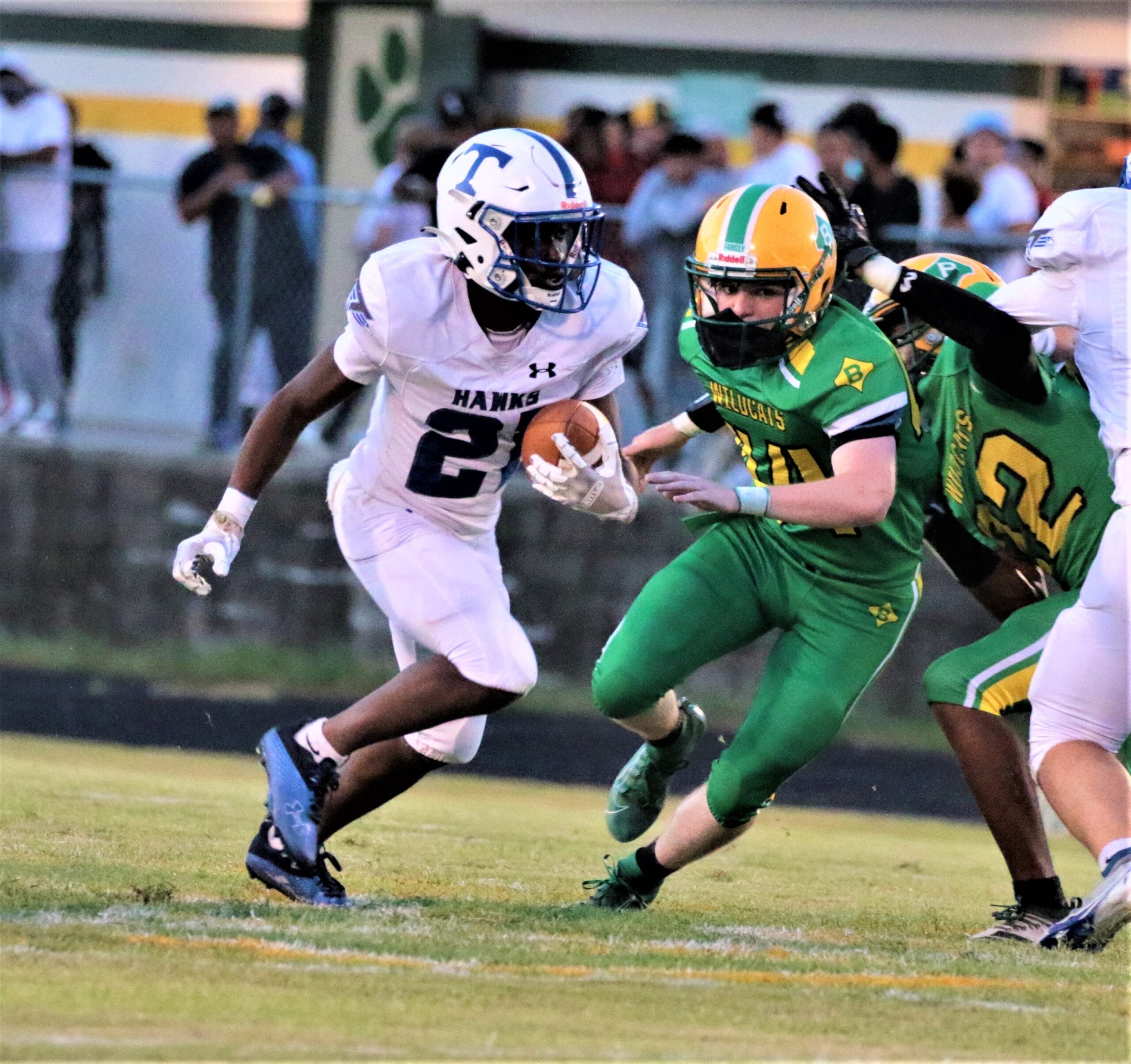 Hawks topped, 20-16, at Bunn