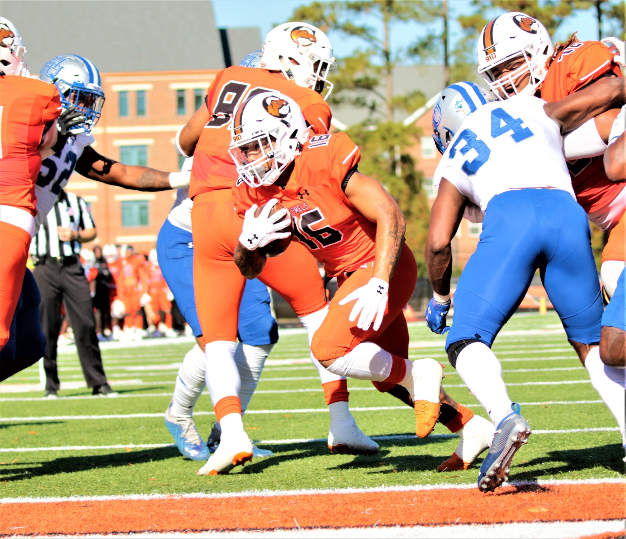 Hampton scores late for 28-21 Big South football win at Campbell