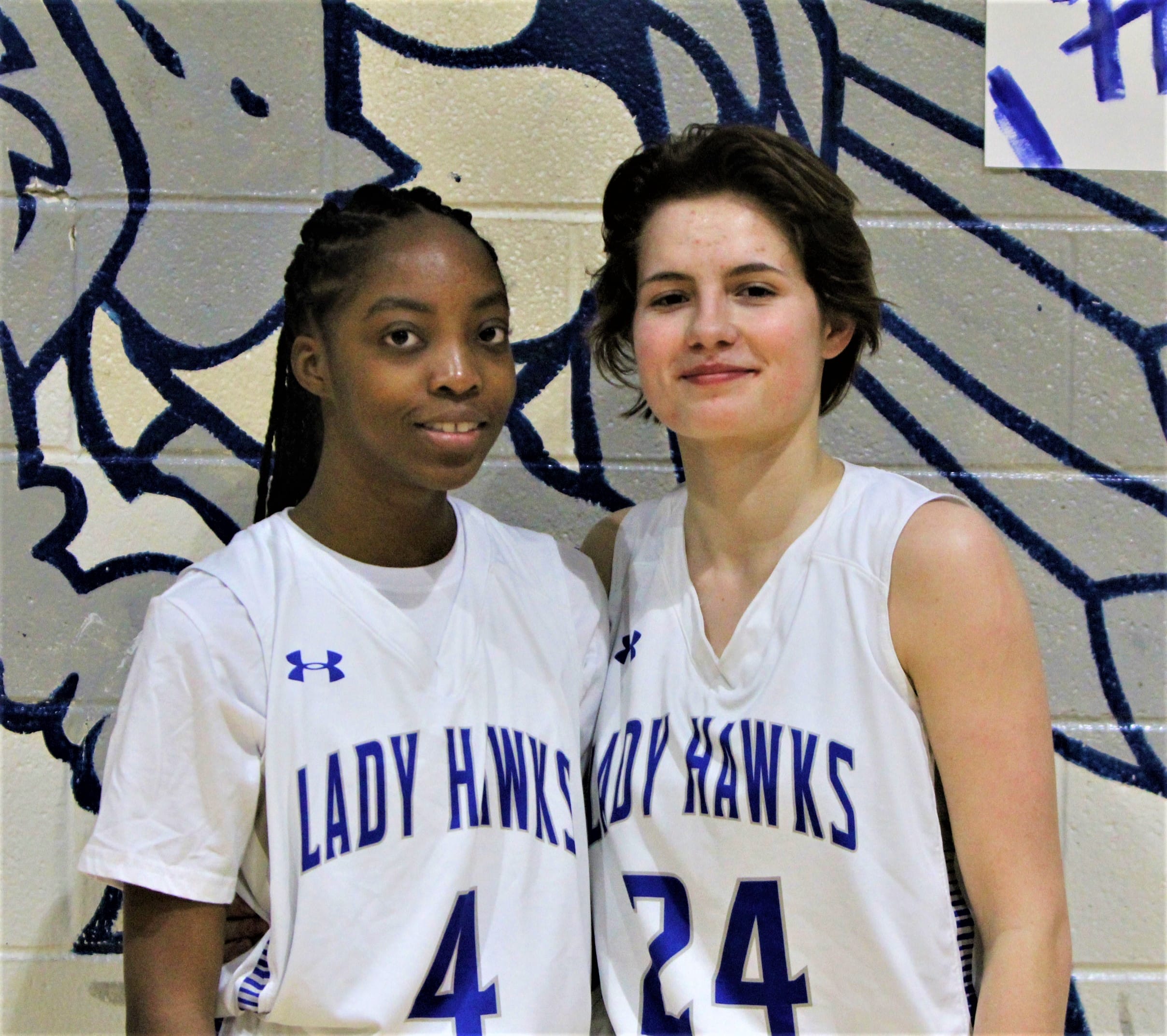 Hawks split on Senior Night