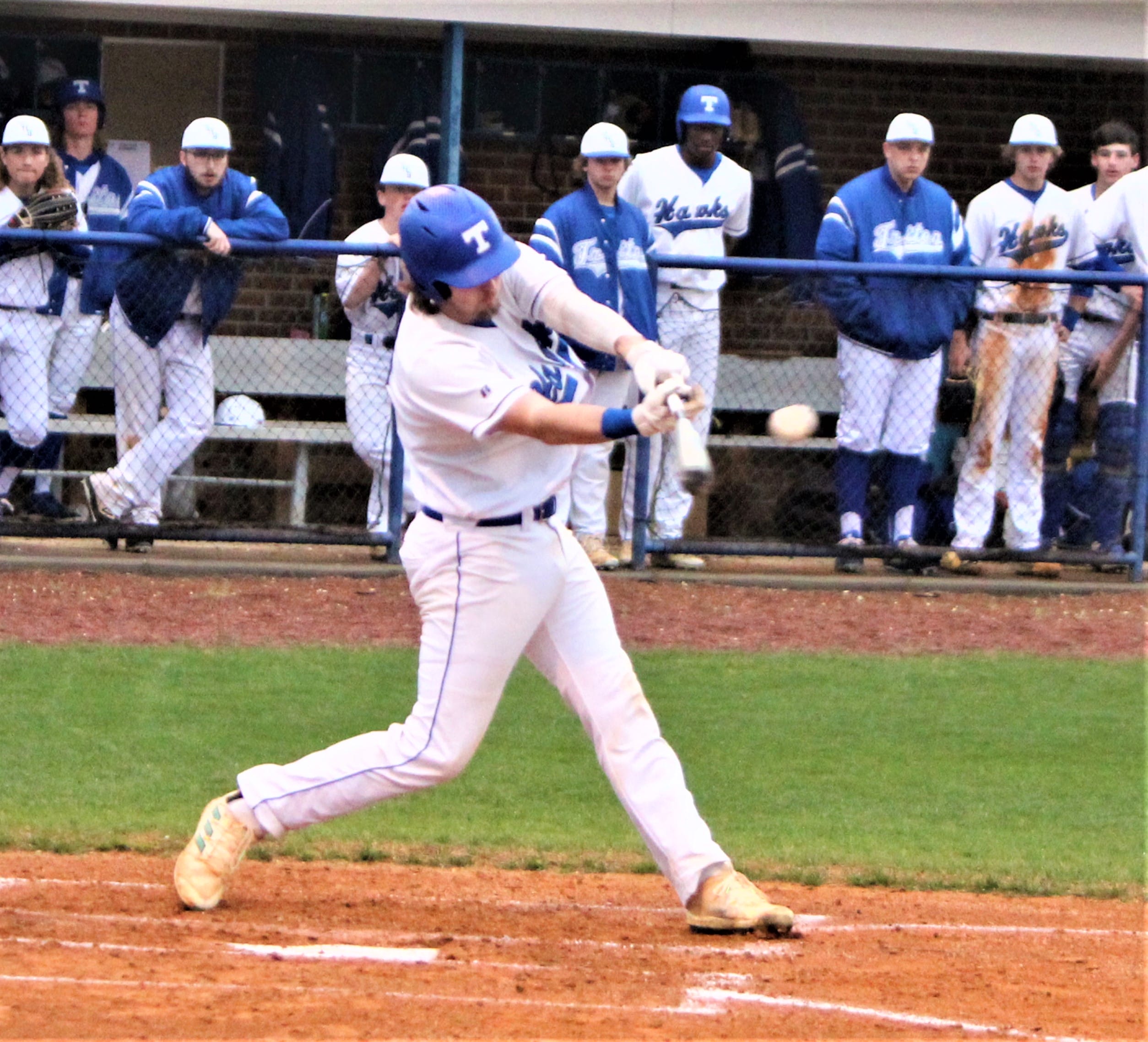 Hawks turn back South, 9-4, in baseball