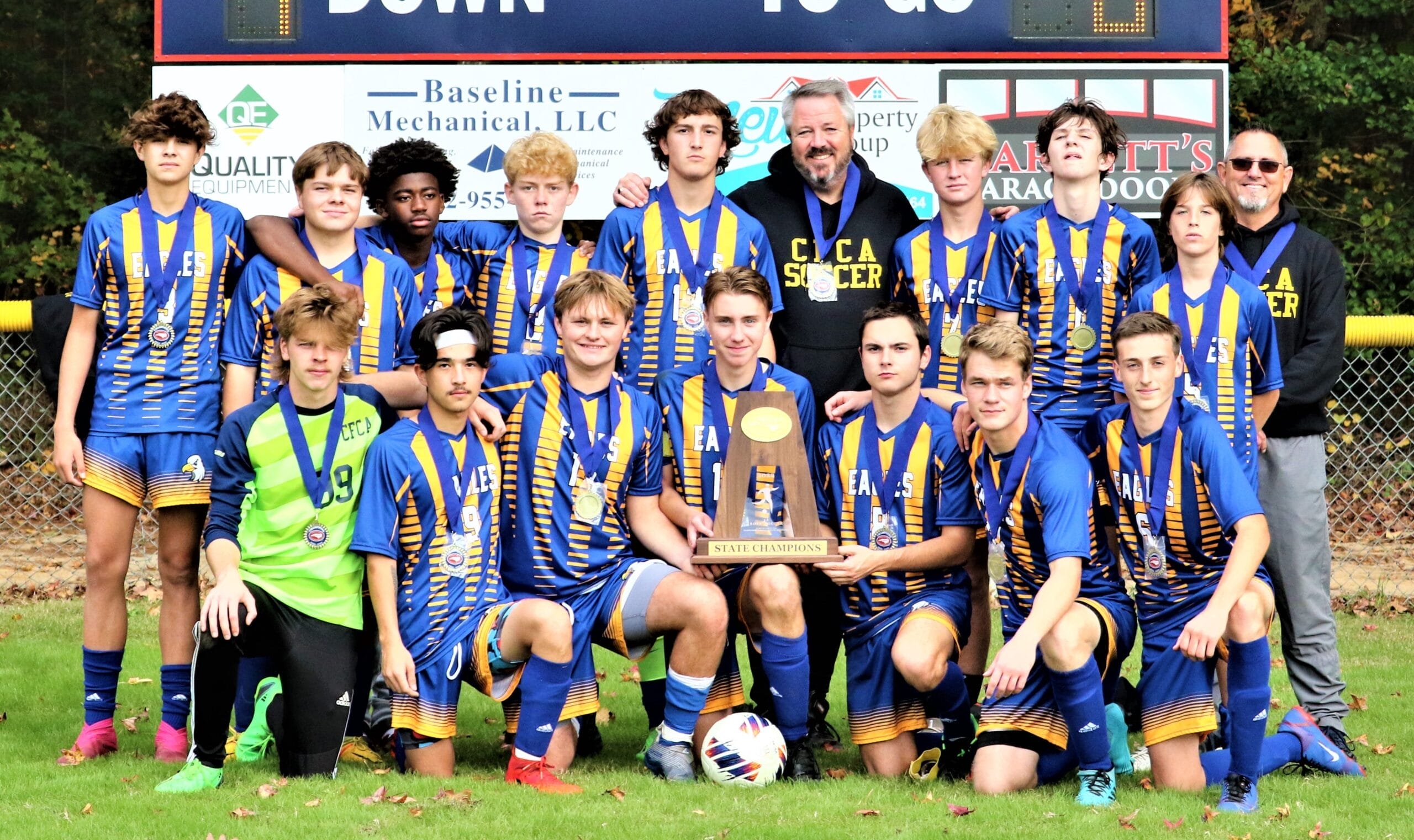 STATE CHAMPIONS! CFCA finishes strong in 4-1 win over Lee Christian