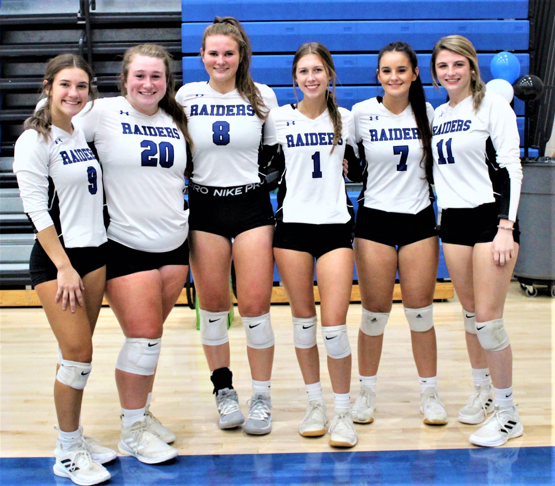 Midway volleyball downs West Bladen, 3-0, on Senior Night