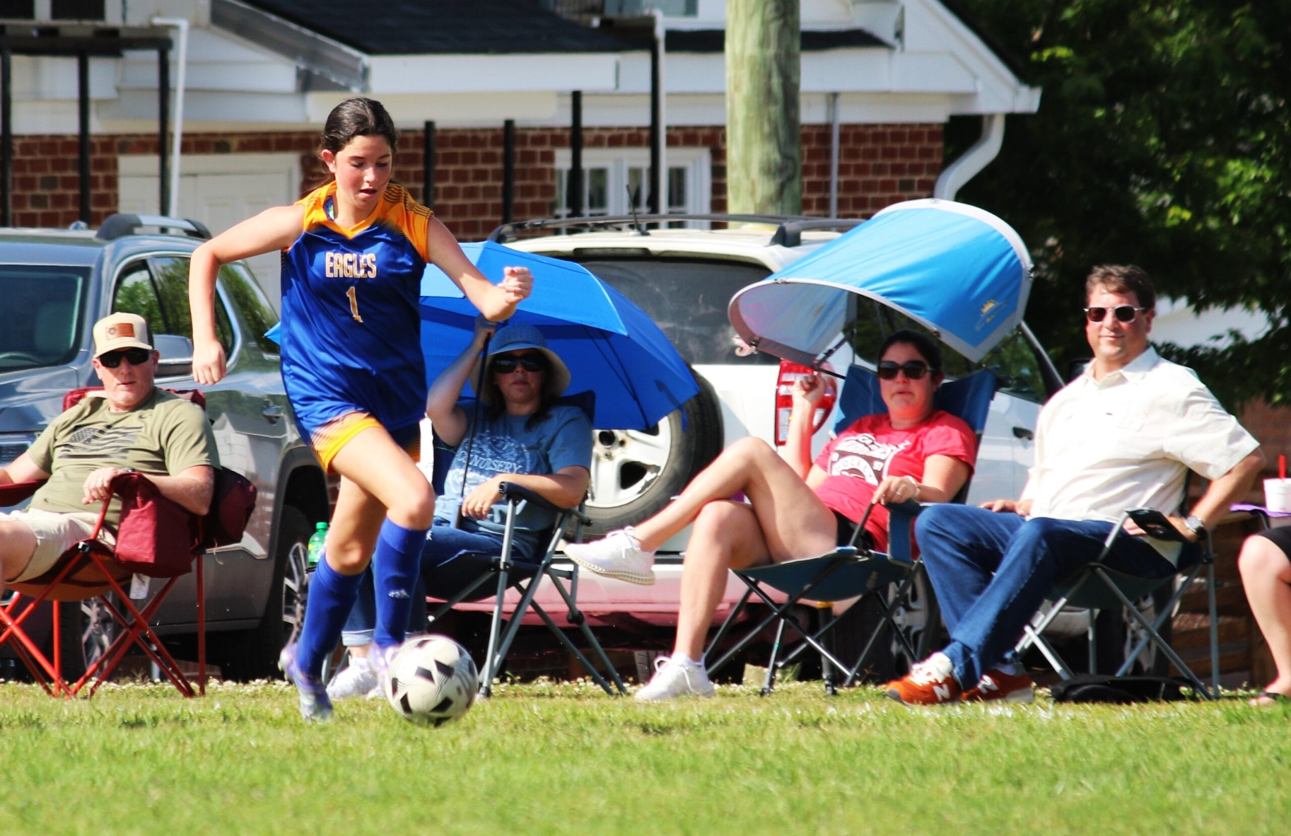 CFCA surges into varsity girls soccer second round with 5-0 home triumph