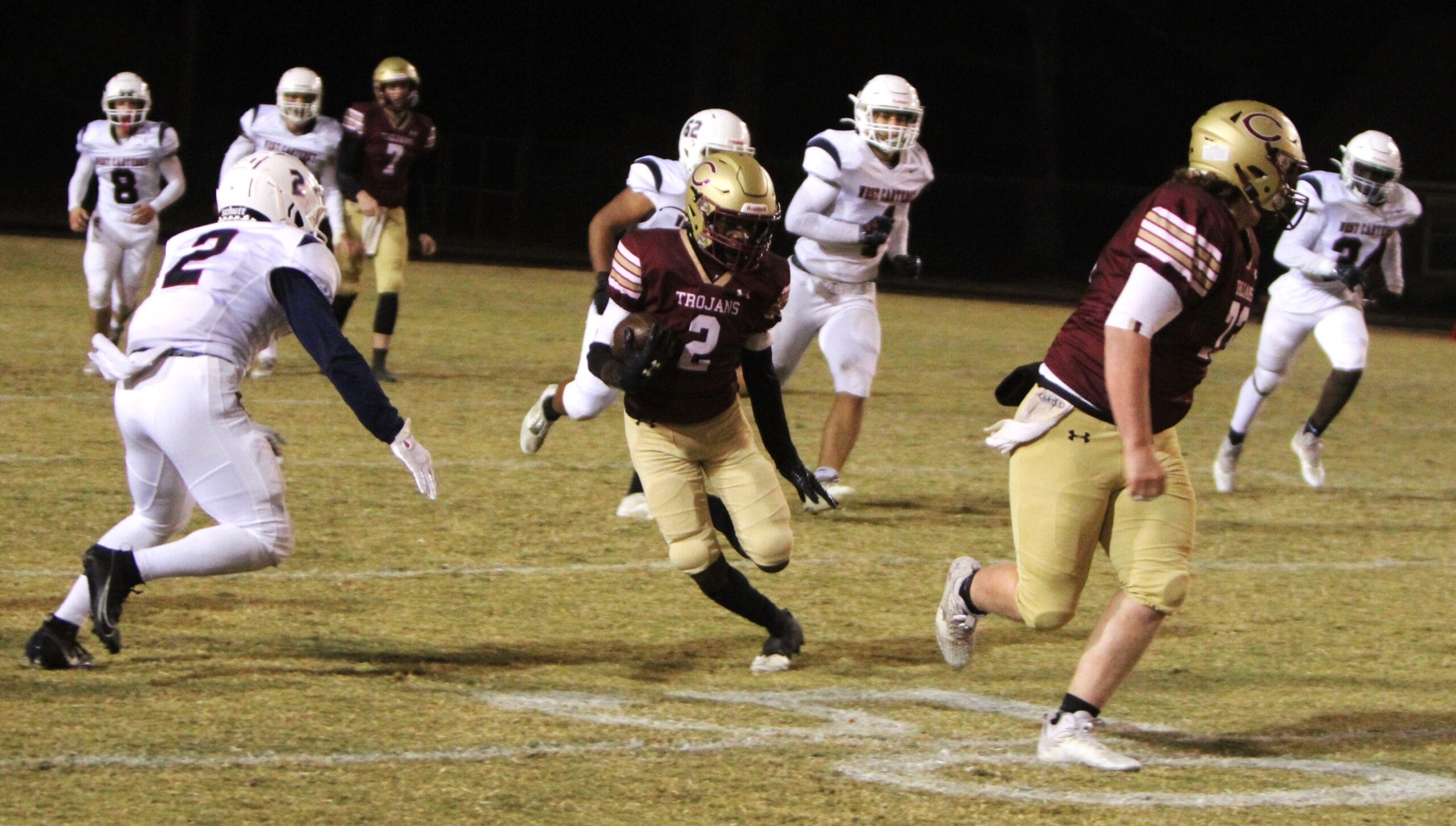Harnett Central back … and moving on with 42-30 win