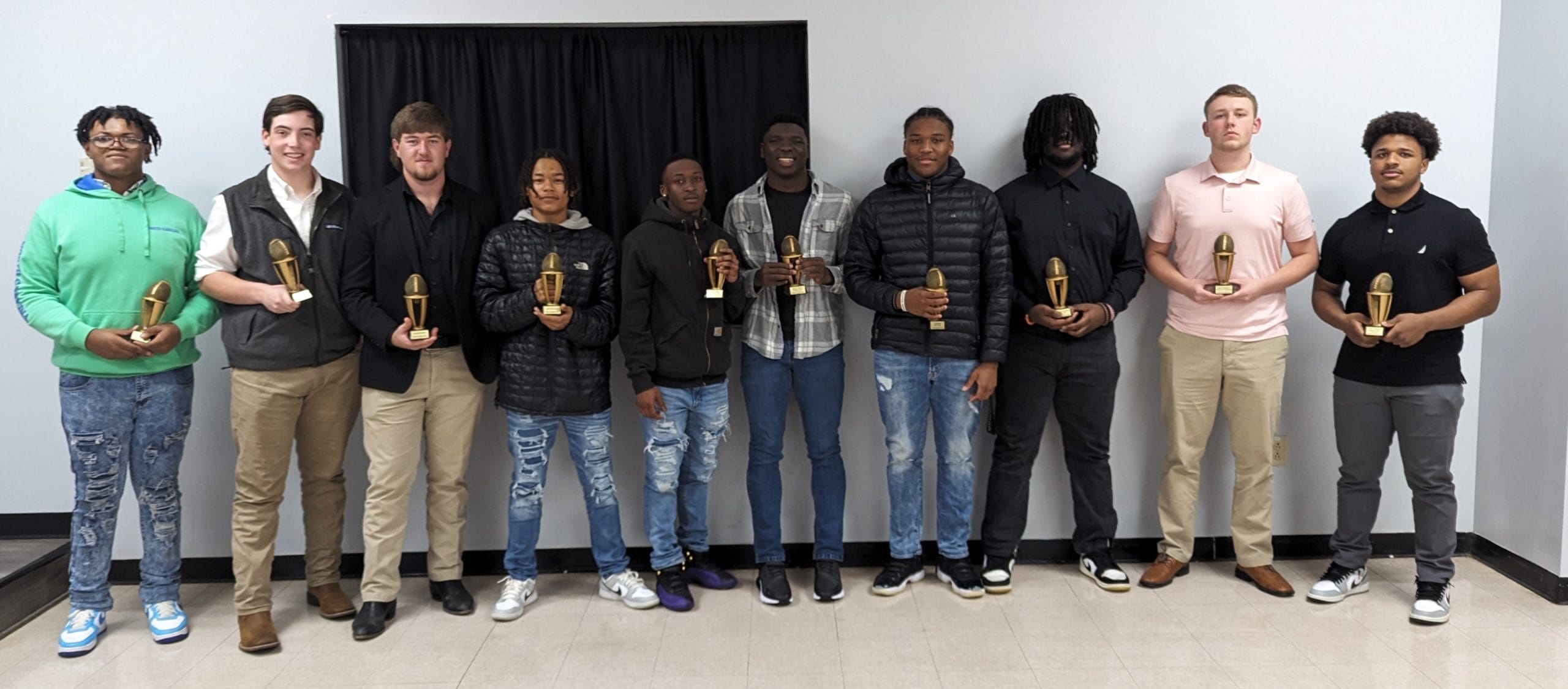 Hawks recognize top 2023 performers in football