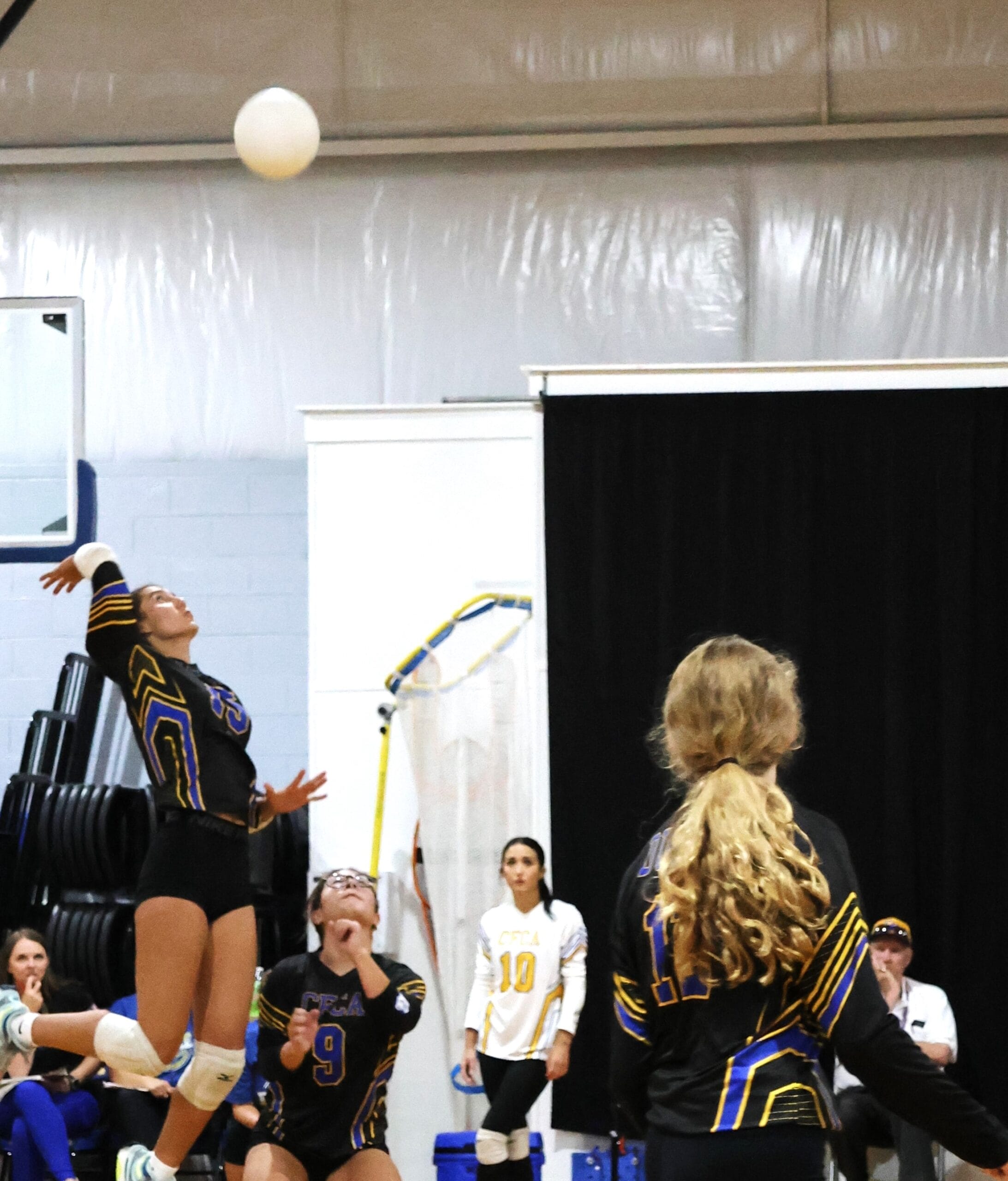 Volleyball underway for CFCA, visit S. Lee today