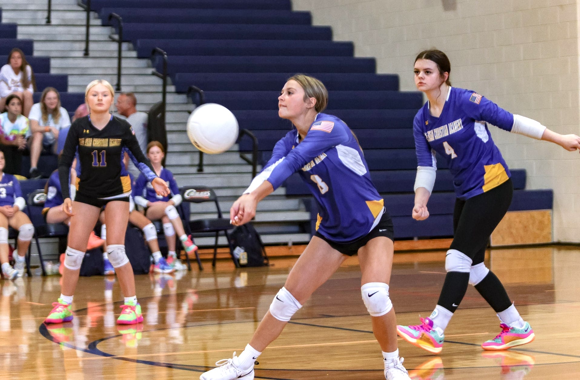 Eagles win MCC volleyball opener at Bradford, 3-0