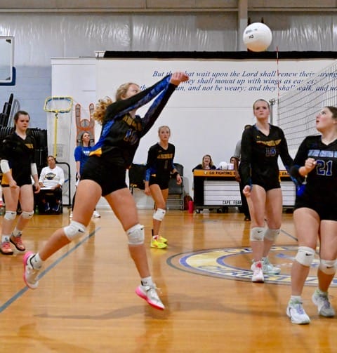 Eagles sweep in volleyball with 3-1 varsity victory