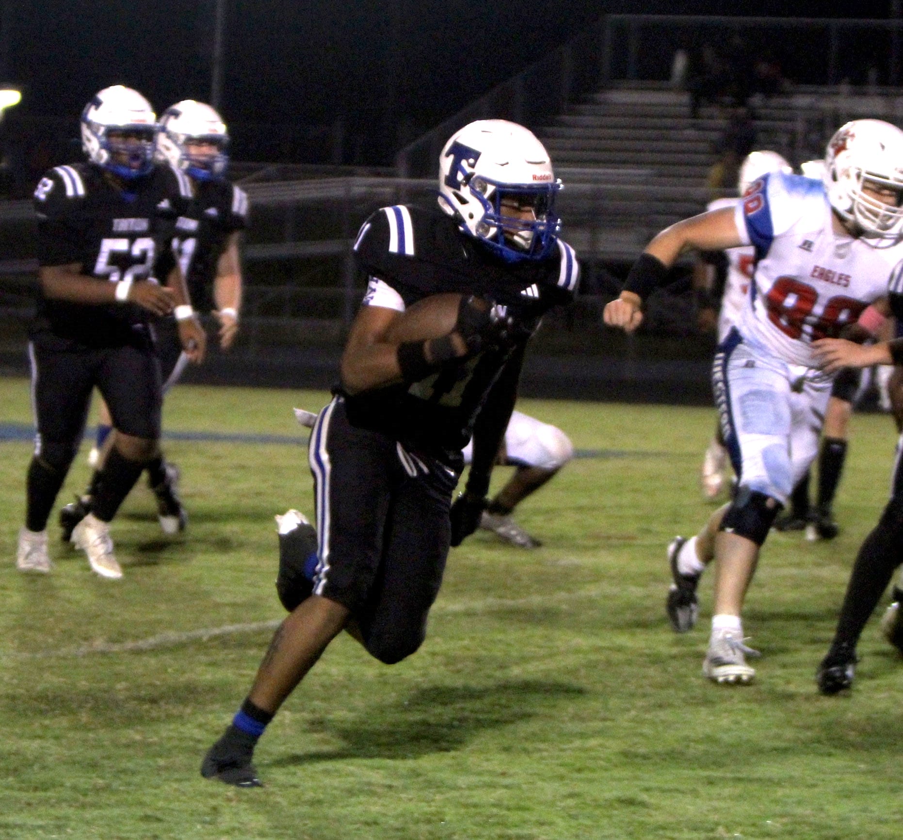 Triton surges past Western Harnett for 34-15 homecoming triumph