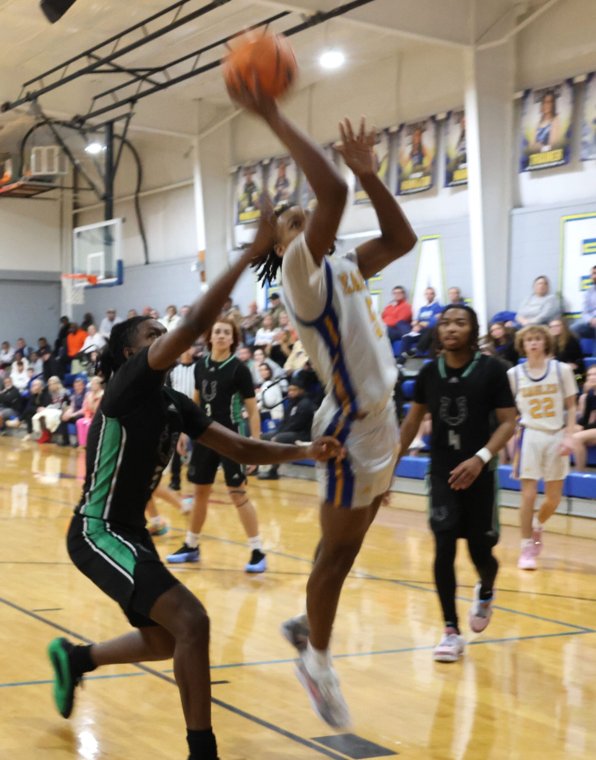 Cold-shooting CFCA varsity boys topped at home by Crossroads Colts, 68-54
