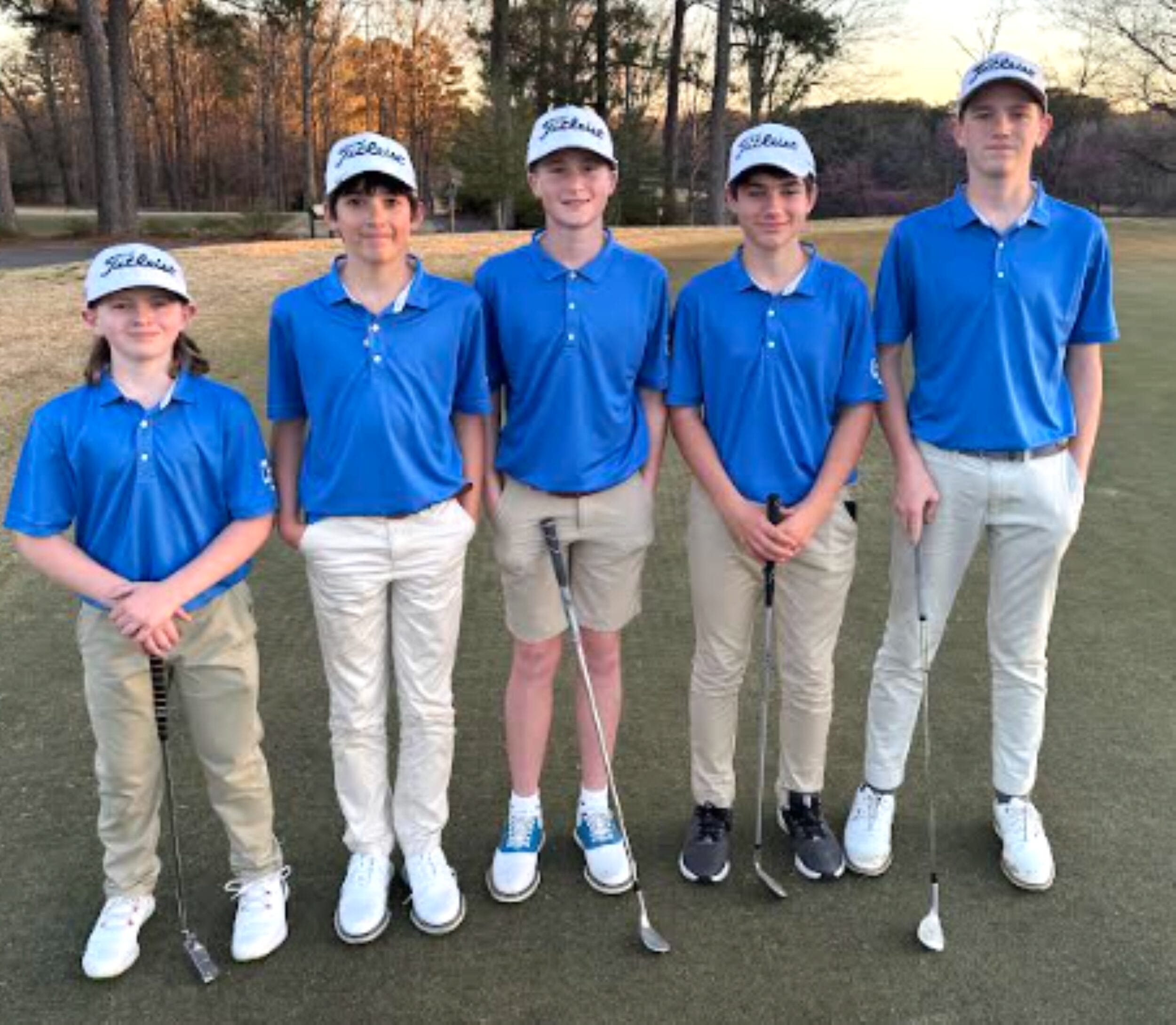 Middle school golfers open with victory at Keith Hills