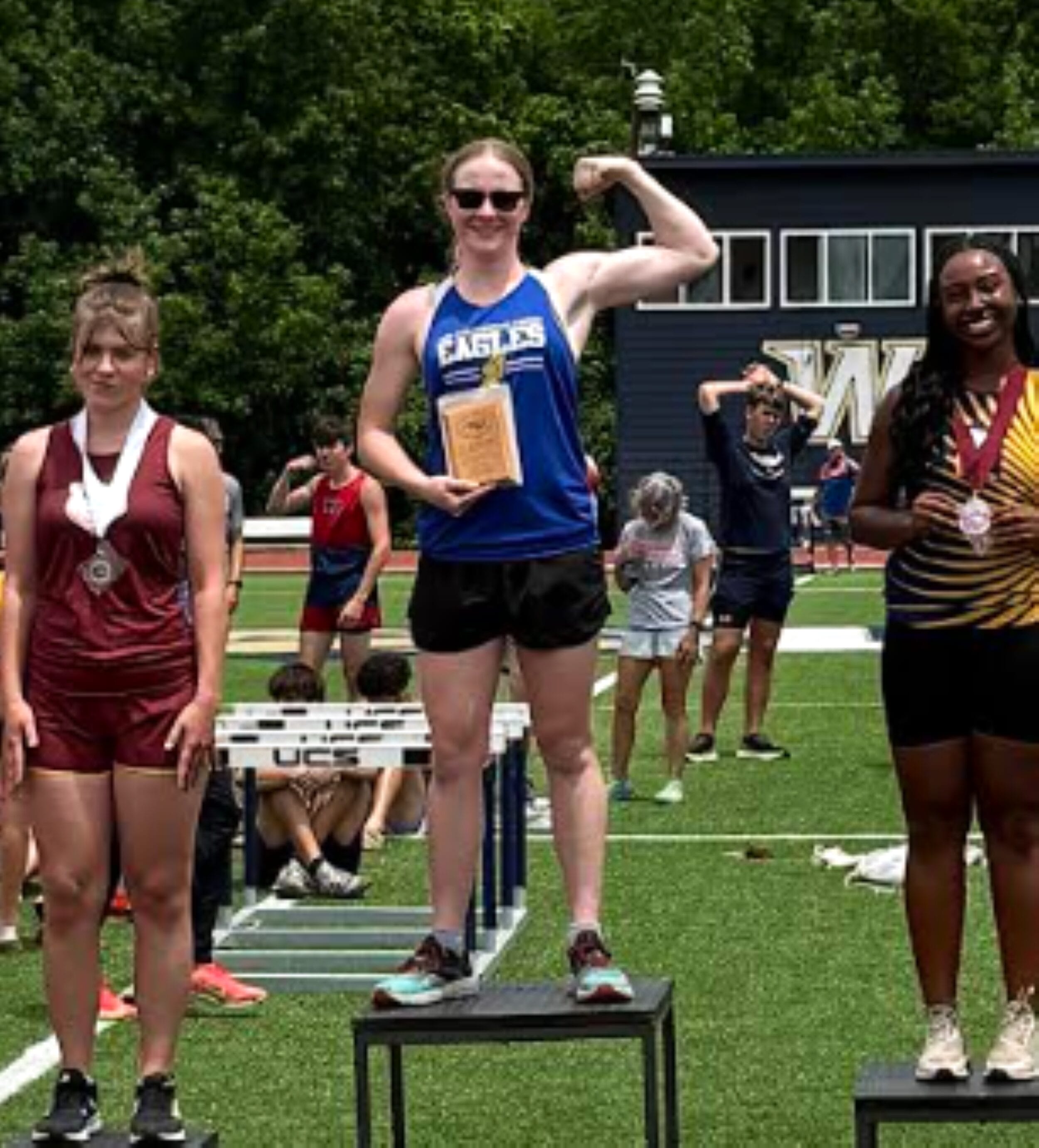 Tripp wins state shot put, Ammons 2nd in high jump
