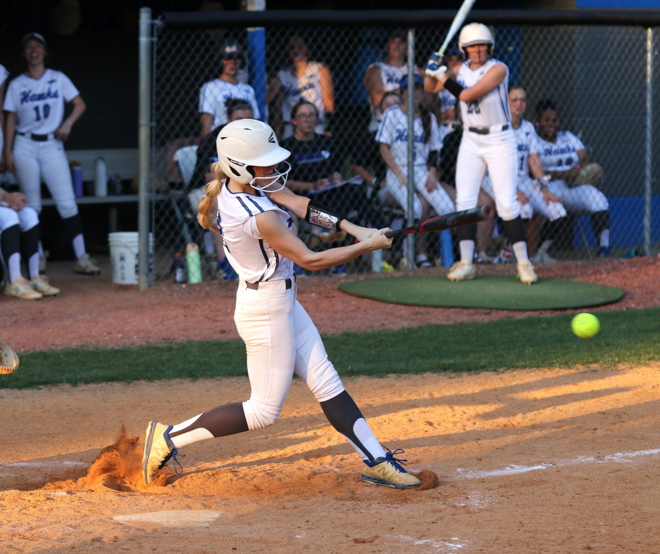 Softball Hawks topped as Orange rallies to advance